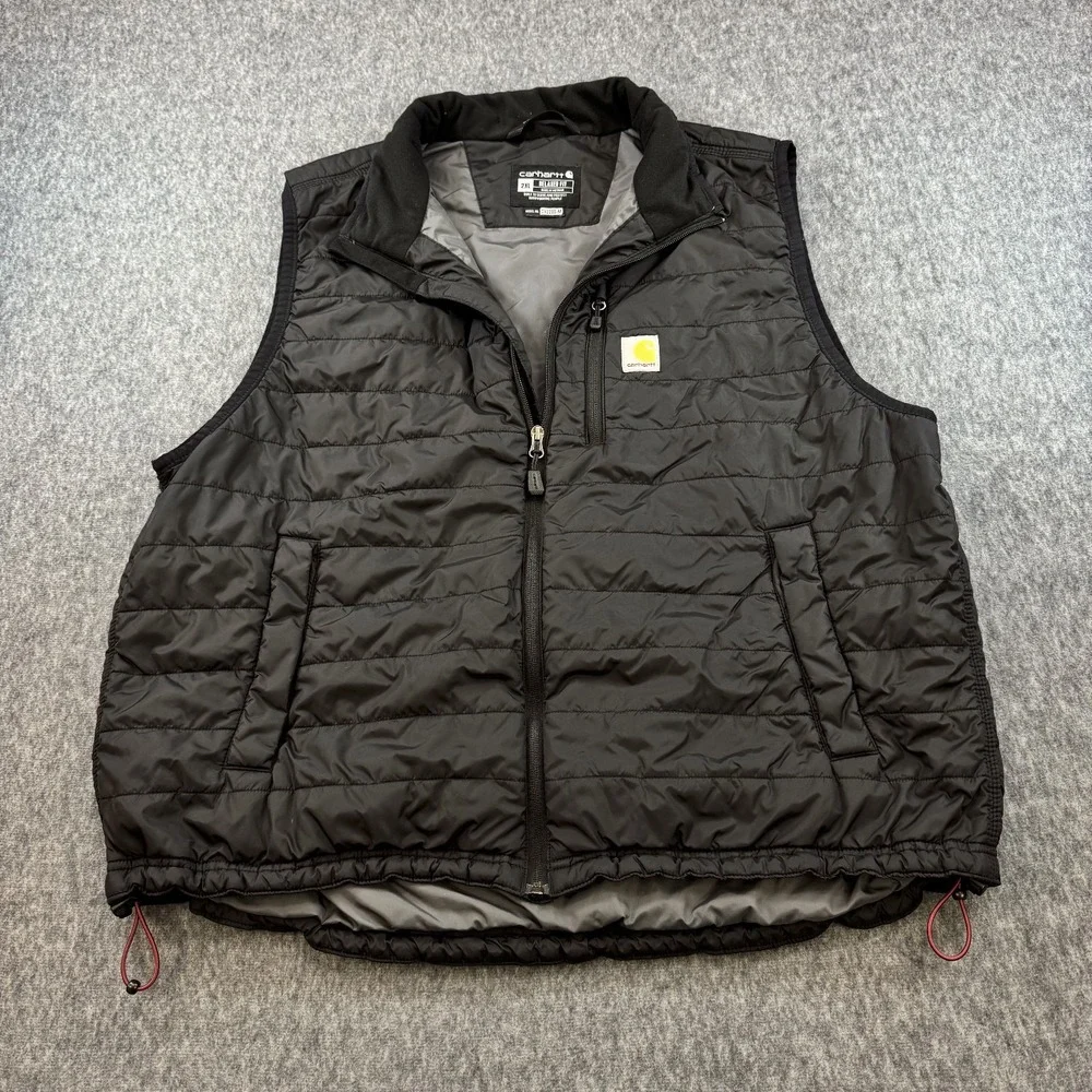 Carhartt Model 0V2286-M Rain Defender Puffer Vest Black Men 2xl Gorpcore